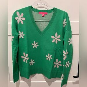 Lilly Pulitzer Tensley Cotton Sweater. Size S.  Gently worn and dry cleaned.